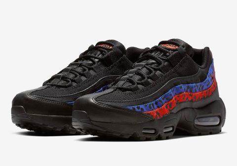 Nike Air Max 95 Leopard Black Blue Red Release Info | SneakerNews.com