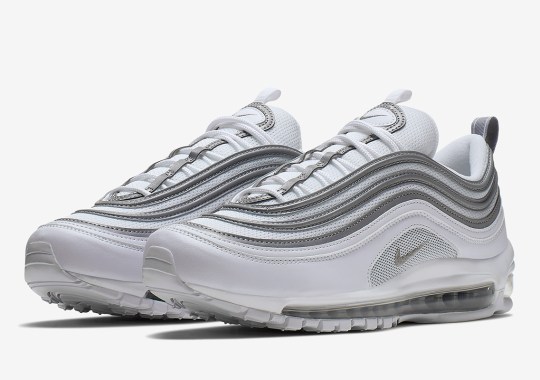 The Nike Air Max 97 Pairs White And Metallic Silver