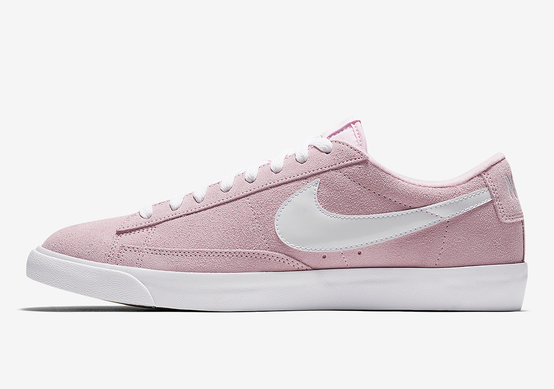 Nike Blazer Low Premium Pastel Pink Bq6813 600 2