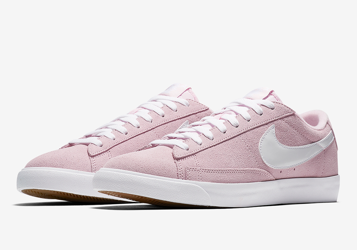 Nike Blazer Low Premium Pastel Pink Bq6813 600 6
