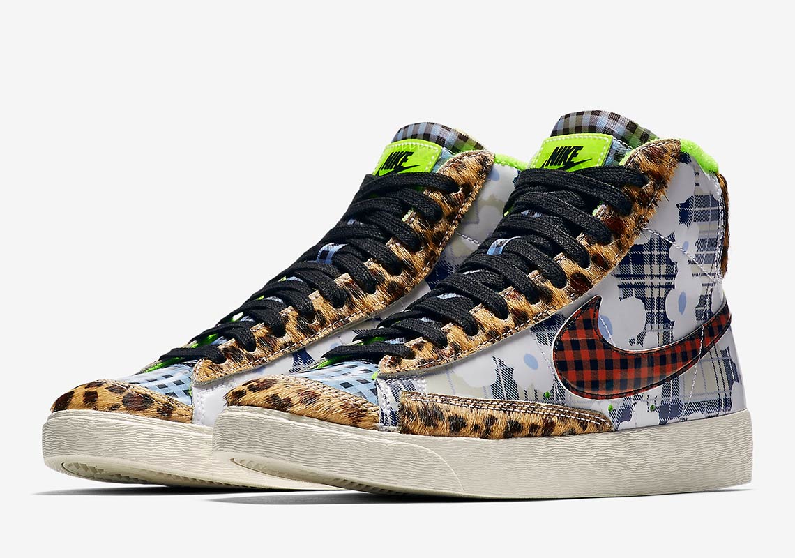 Nike blazer deals mid textile print