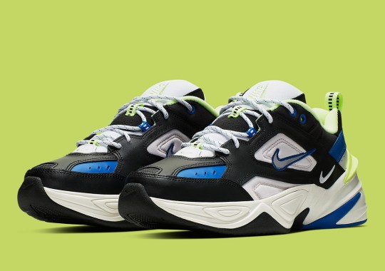 The Nike M2K Tekno Gets A Sporty Royal And Volt Mix