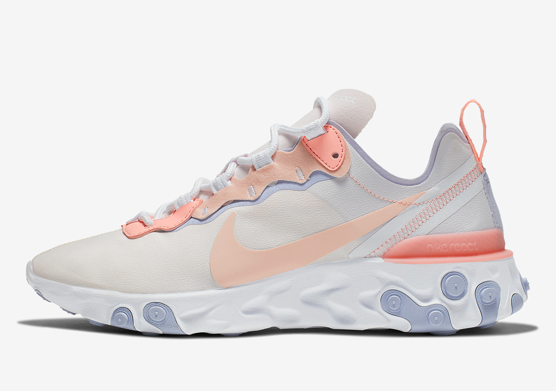 Nike React Element 55 Pale Pink BQ2728-601 | SneakerNews.com