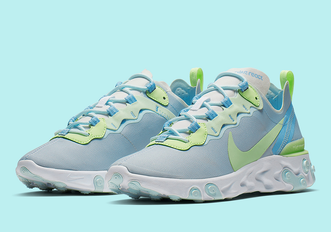 Nike React Element 55 Frosted Spruce Bq2728 100 3