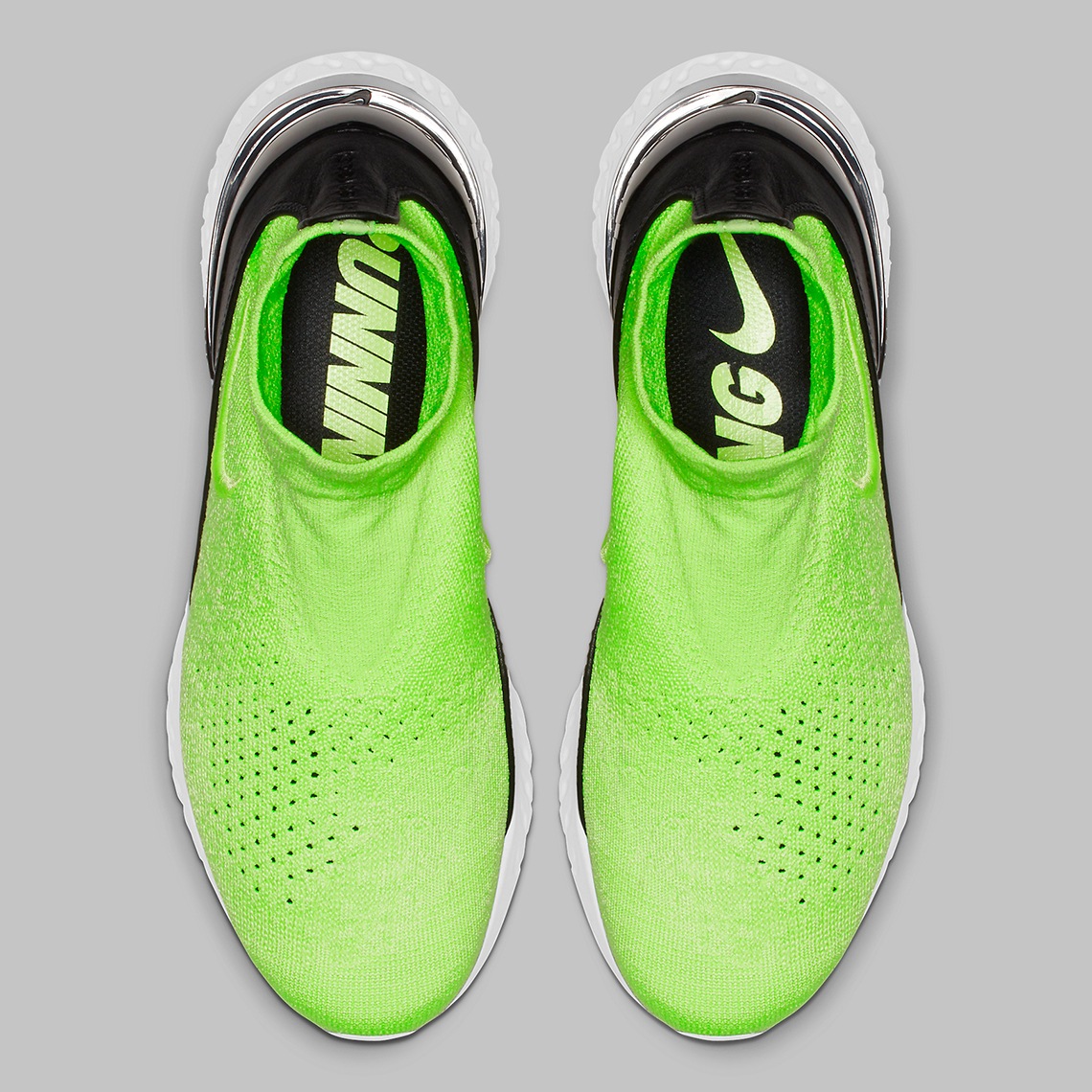 Nike Rise React Flyknit Lime Blast Av5554 330 5