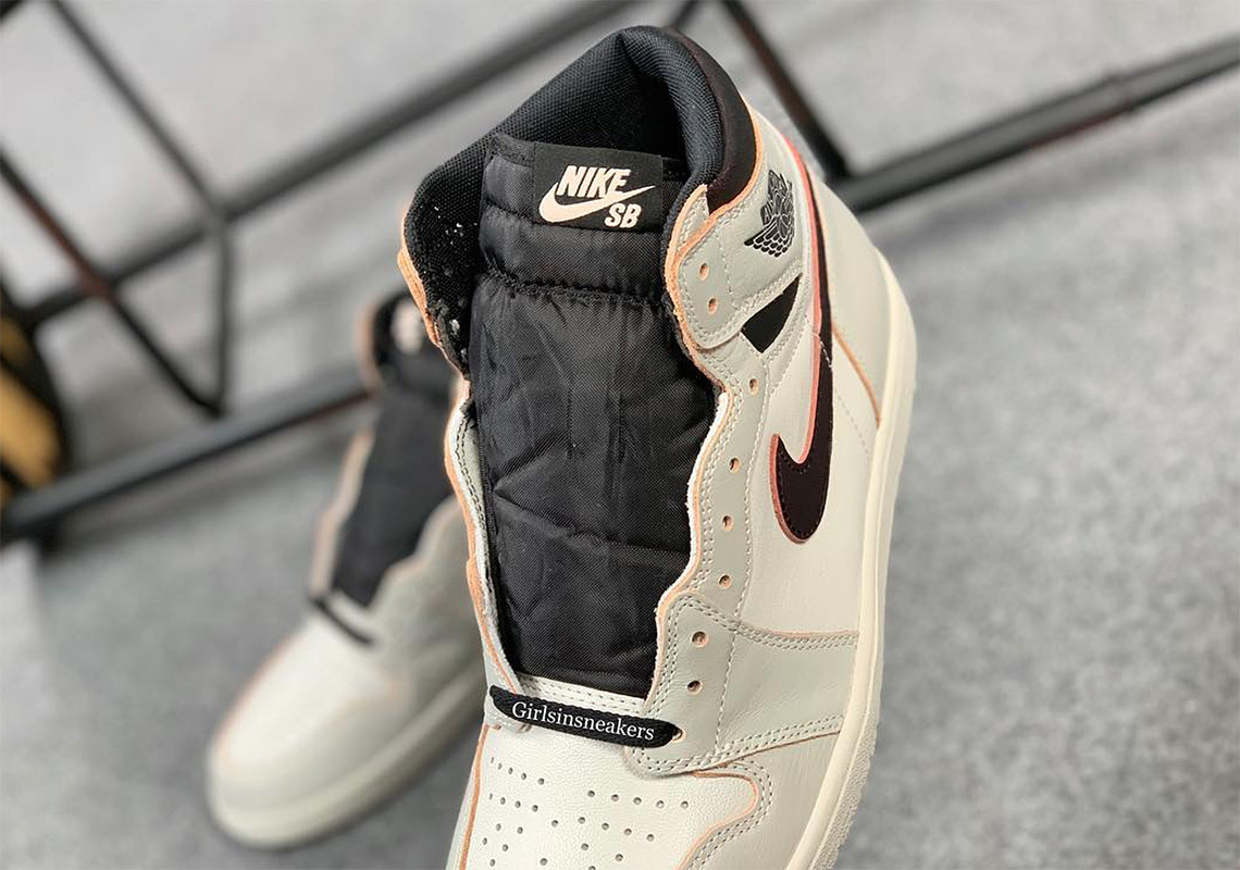 Nike SB Air Jordan 1 Light Bone Crimson Tint CD6578 006 SneakerNews