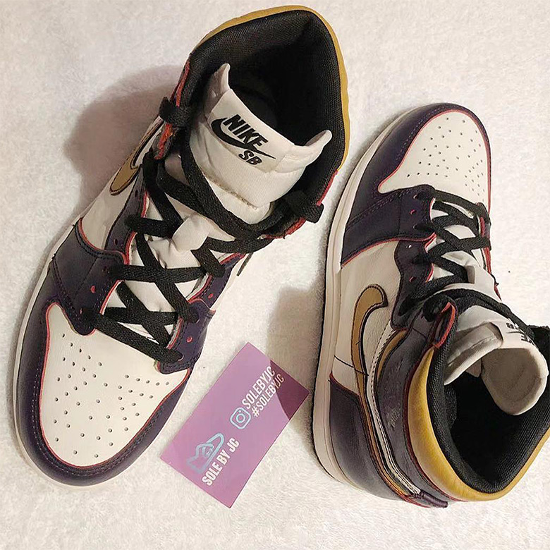 Jordan 1 Nike SB Purple Yellow 2019 Release Info | SneakerNews.com