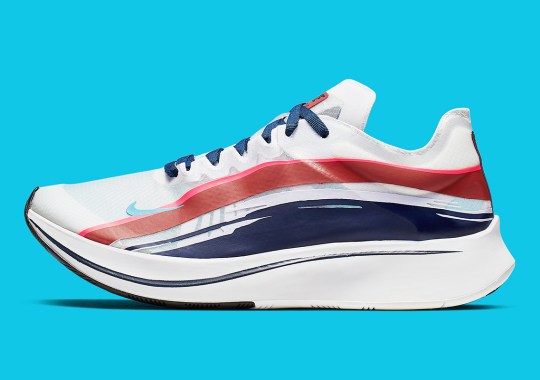The Nike Zoom FLY SP Adds Graphic Streaks Above The Translucent Upper