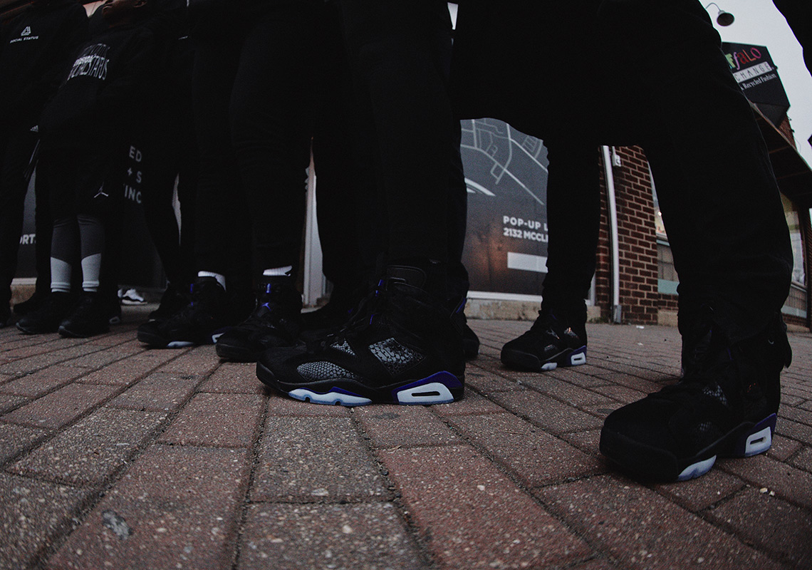 jordan 6 social status on feet