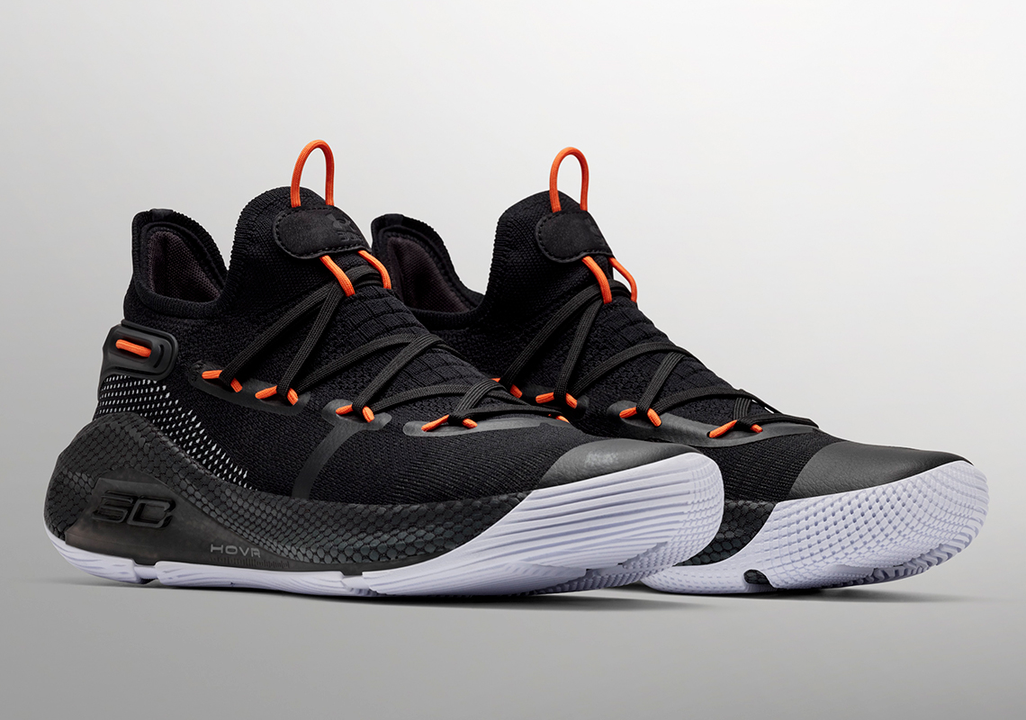 stephen curry shoes orange and black 