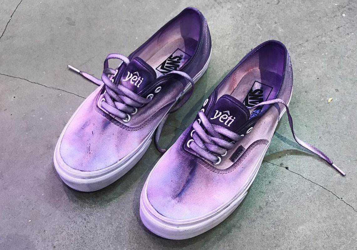 Yeti Out Vans Purple Authentic Release | SneakerNews.com