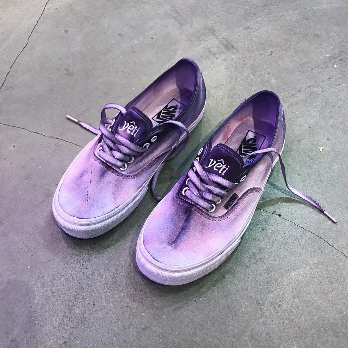 Yeti Out Vans Authentic Purple 2