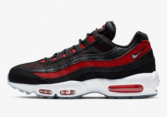 The Nike Air Max 95 Gets A Familiar “Bred” Upper With Icy Soles