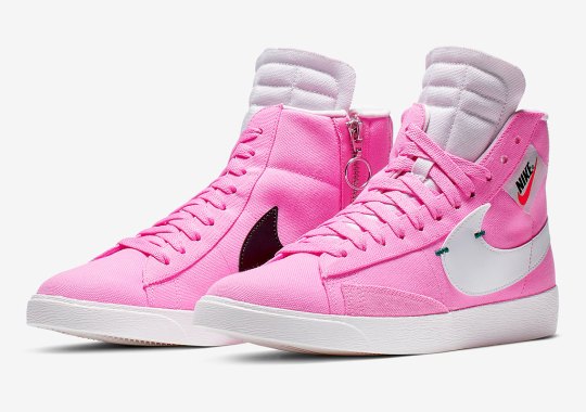 The Nike Blazer Rebel Mid Arrives In Psychic Pink