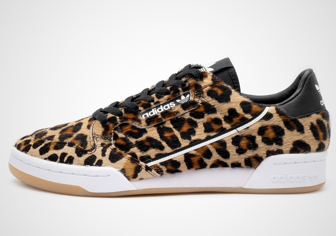 adidas continental 80 leopard