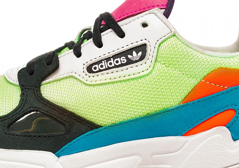 adidas falcon neon green