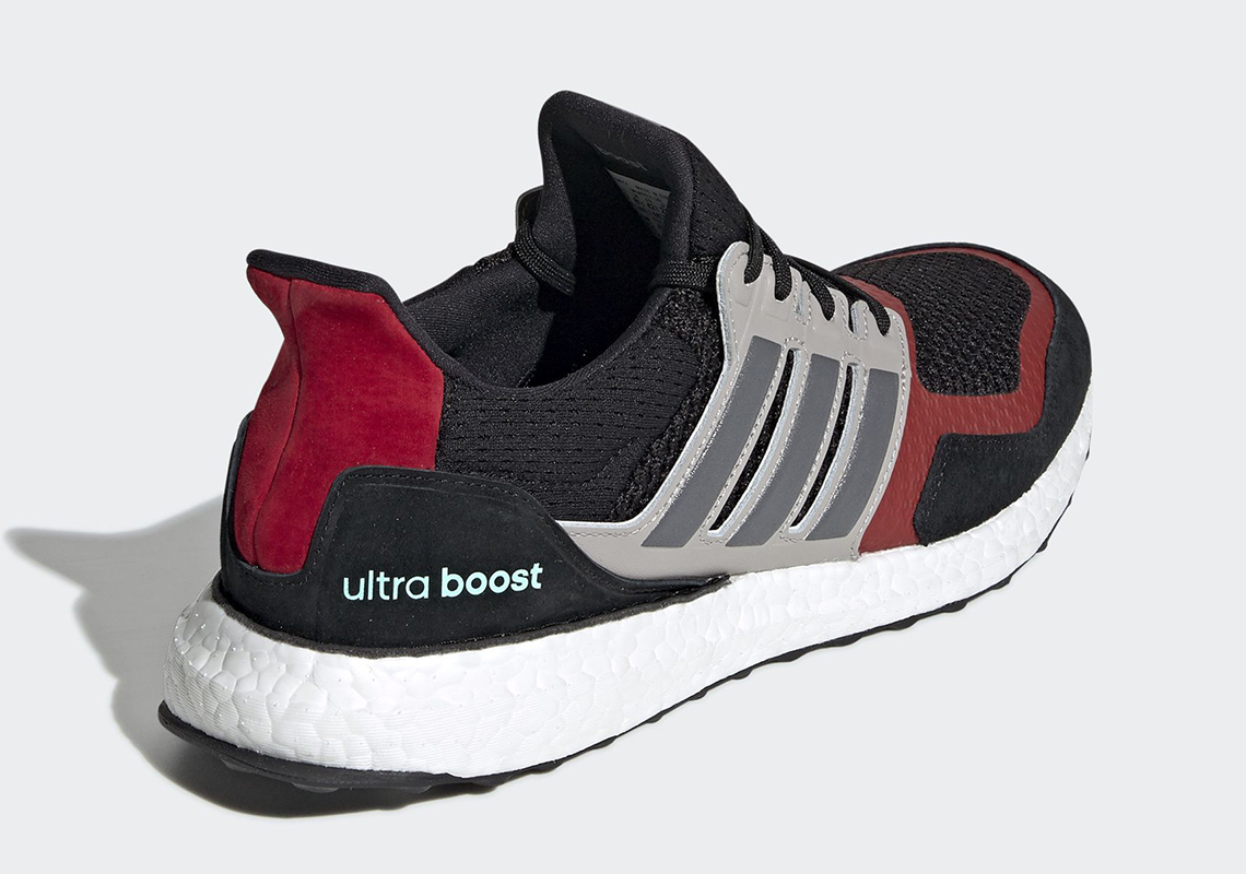 adidas ultra boost black black red