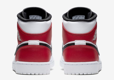 Jordan 1 Mid White Red Black 554724-116 Info | SneakerNews.com