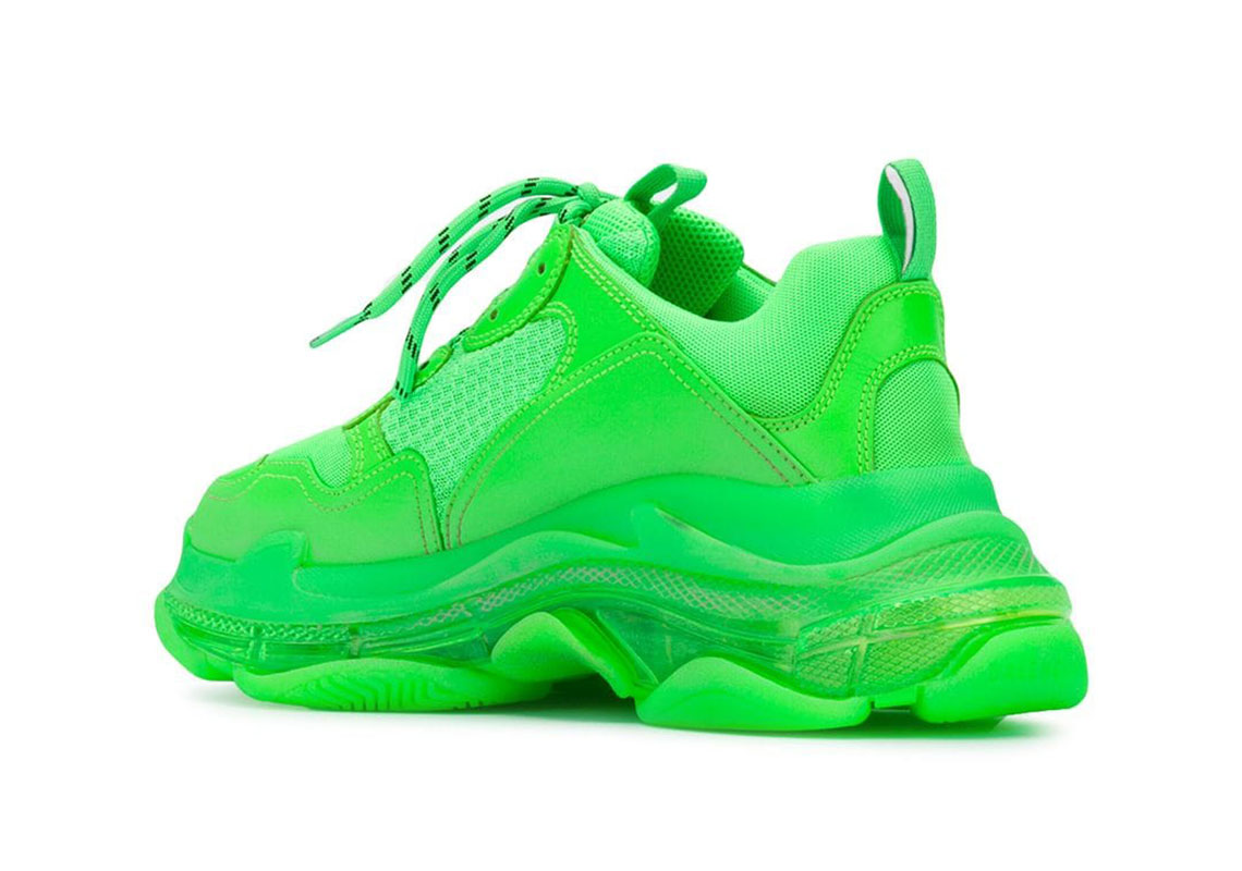 balenciaga triple s green cheap