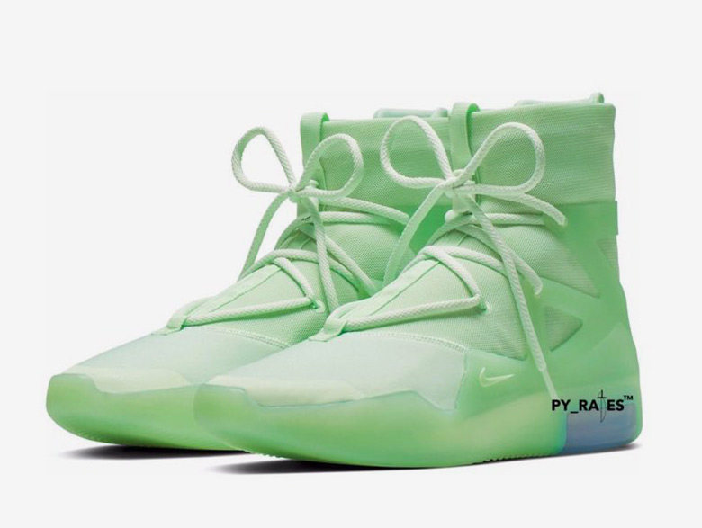 The Nike Air Fear Of God 1 Appears In A Frosted Spruce