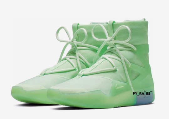 The Nike Air Fear Of God 1 Appears In A Frosted Spruce