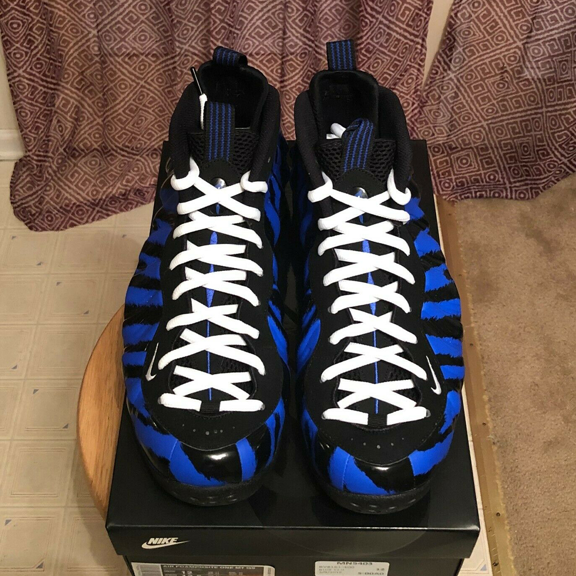 nike foamposite memphis tigers