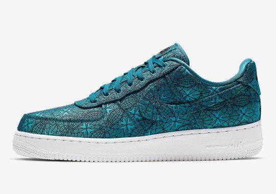 The Nike Air Force 1 Low Appears With Emerald Stained Glass Patterns