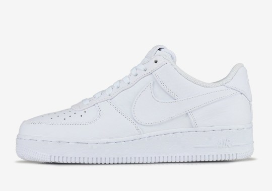Nike Adds Oversized Swoosh Logos To The Classic White Air Force 1