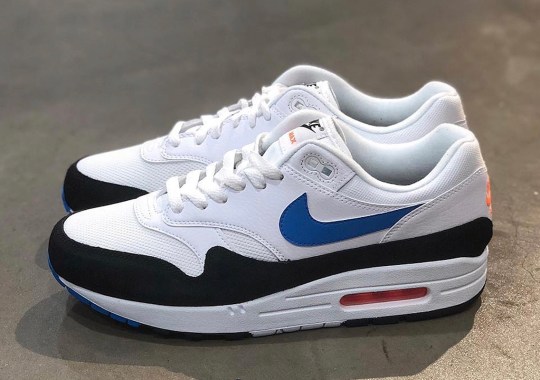 The Nike Air Max 1 Gets Crisp Blue And Orange Accents