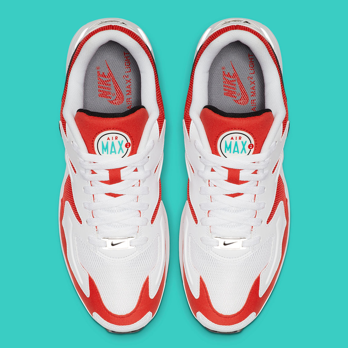 Nike air max2 hot sale light habanero red