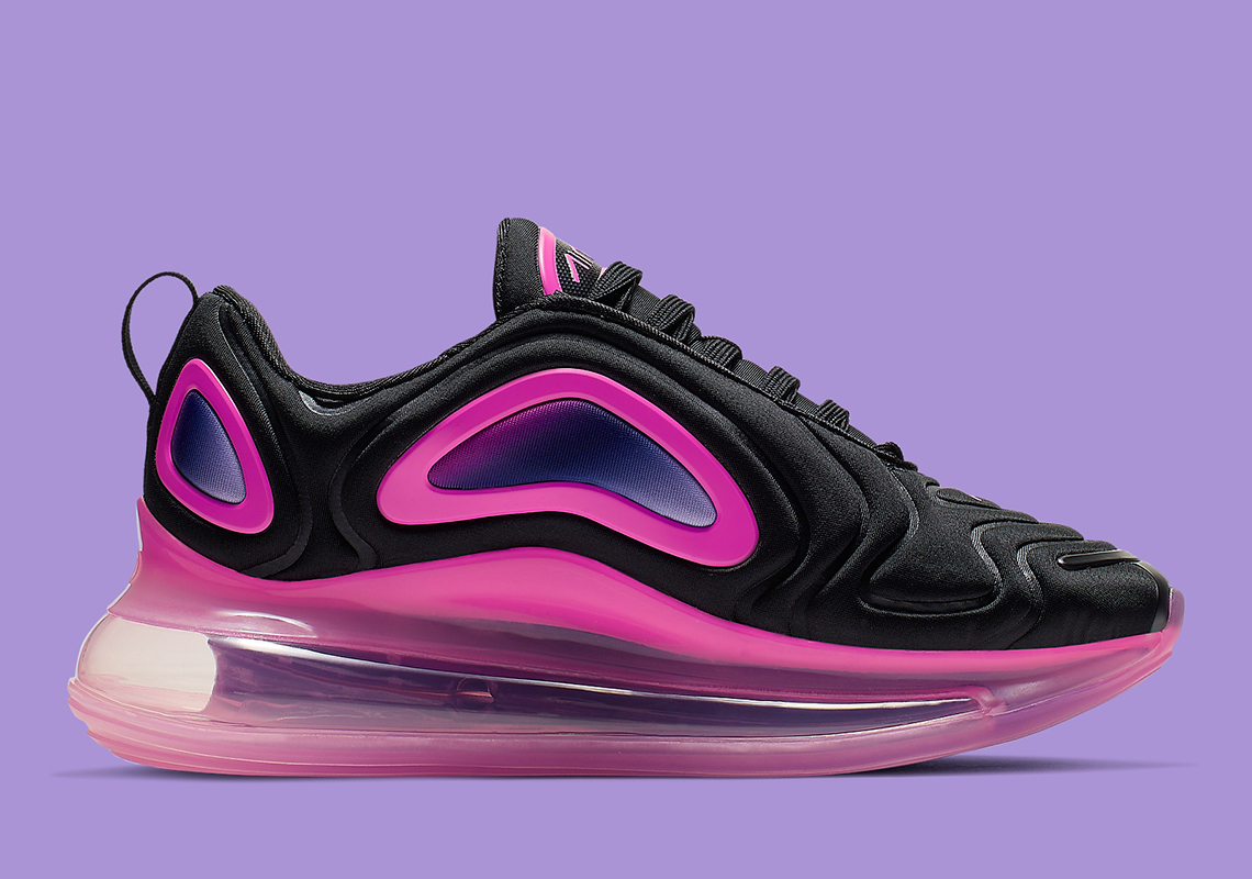 Best Colourway? Nike Air Max 720 'Black/Laser Fuchsia' Quick Look