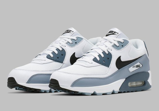 The Nike Air Max 90 Fuses Obsidian And Armory Blue