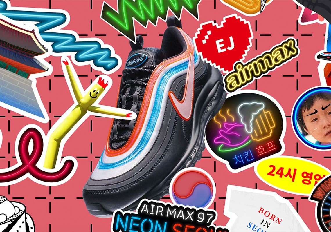 Nike Air Max 97 On Air Seoul Neon Snkrs Release Date1