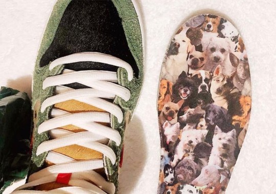 The Upcoming Nike SB Dunk High “Dog Walker” Has All-Over Print Dog Insoles