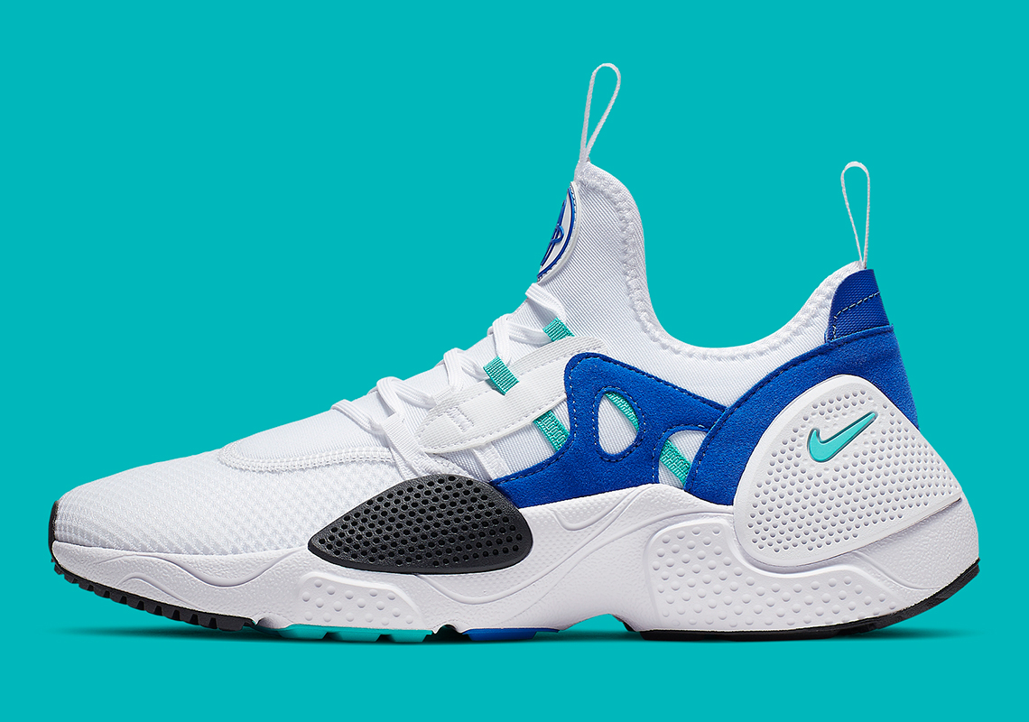 Nike Huarache Edge TXT White Blue Teal AO1697-102 | SneakerNews.com