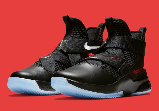 The Nike LeBron Soldier 12 Flyease Gets The “Bred” Look