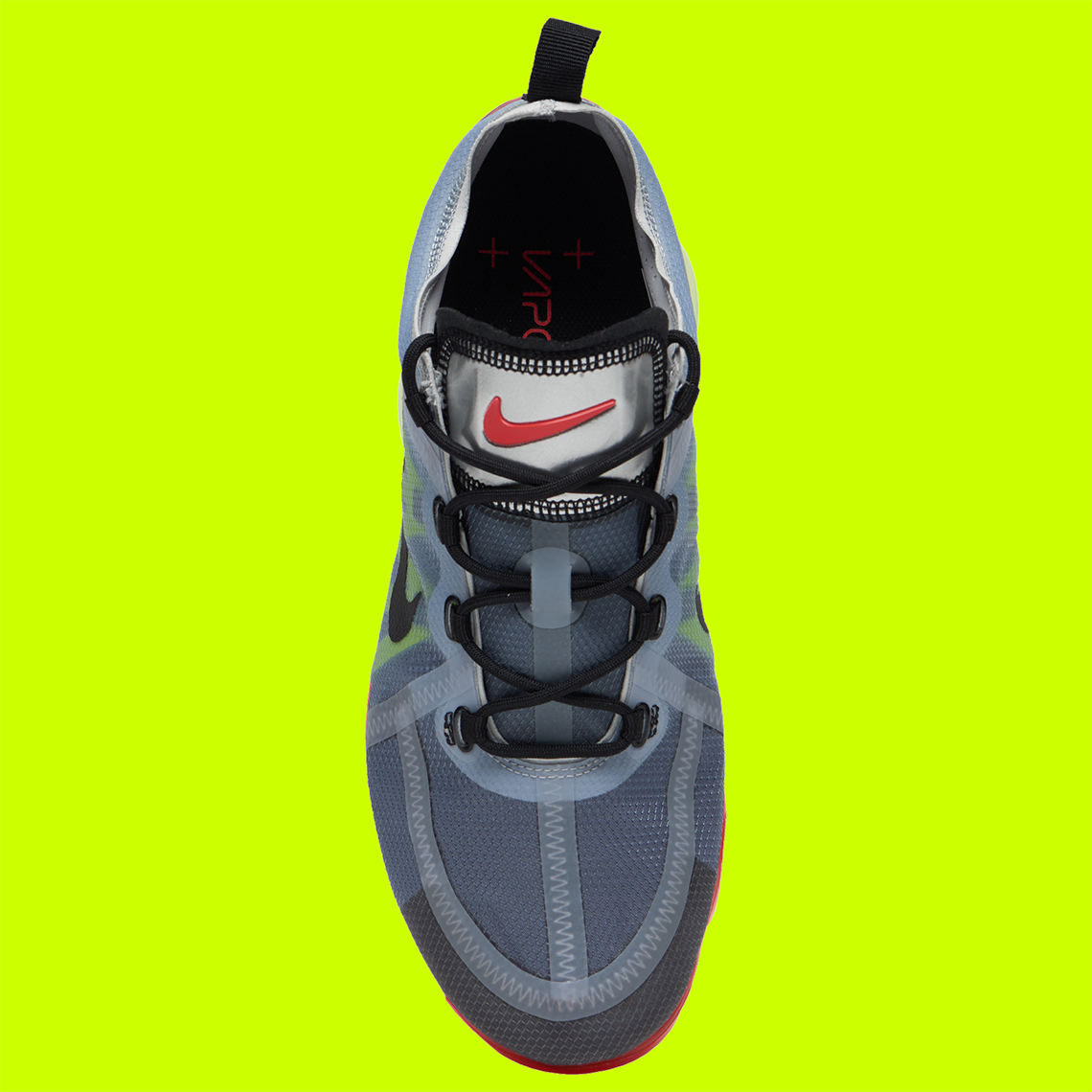 Nike Vapormax 2019 Silver Volt Crimson Ar6631 007 2