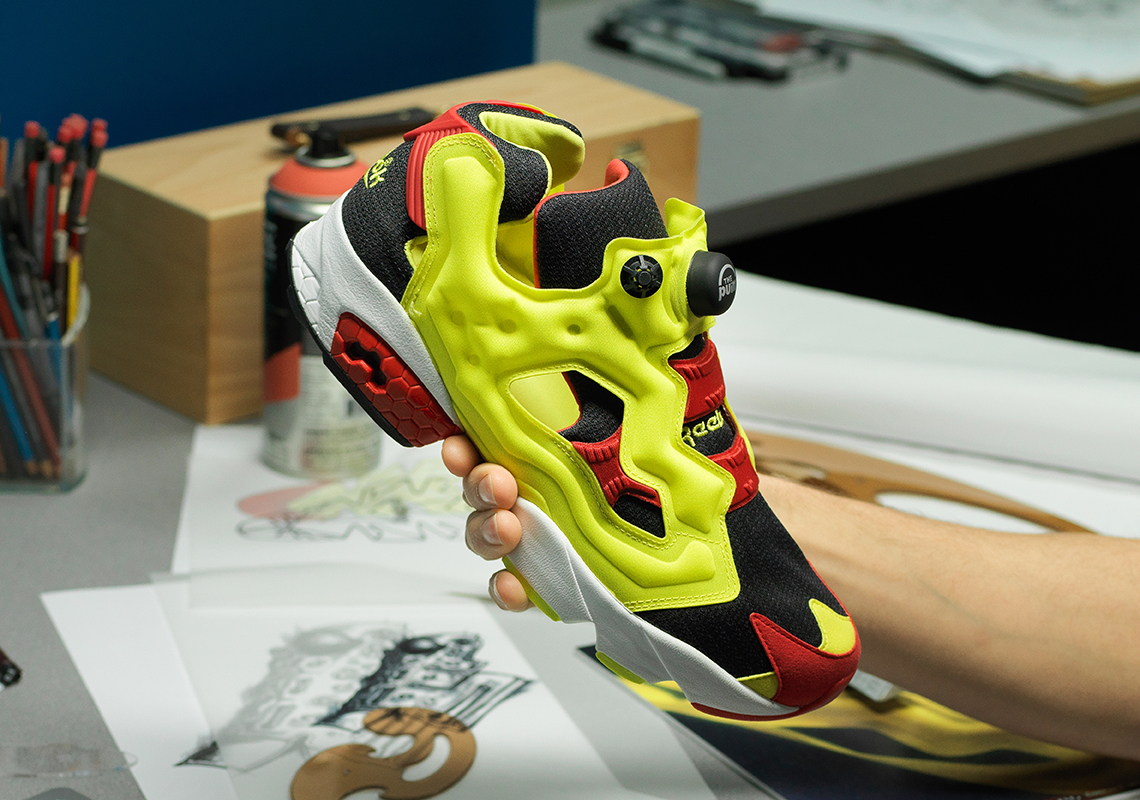 reebok instapump fury prototype citron 