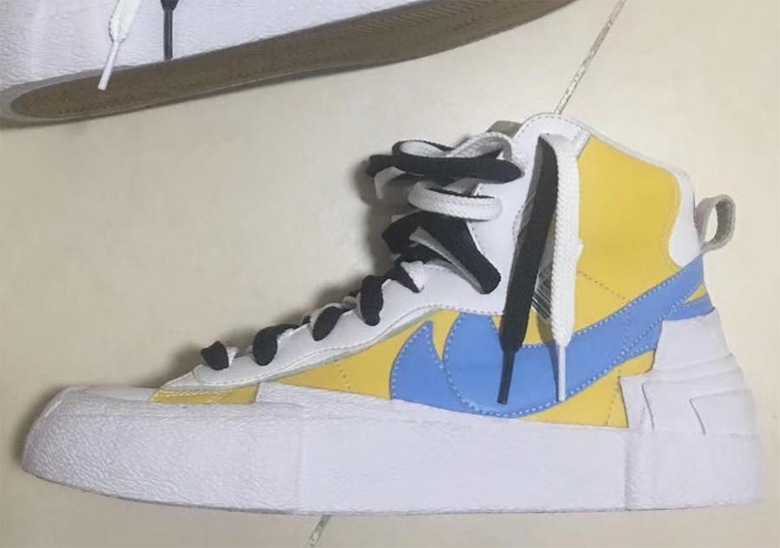 Sacai’s Nike Blazer Appears In New Yellow And Blue Colorway