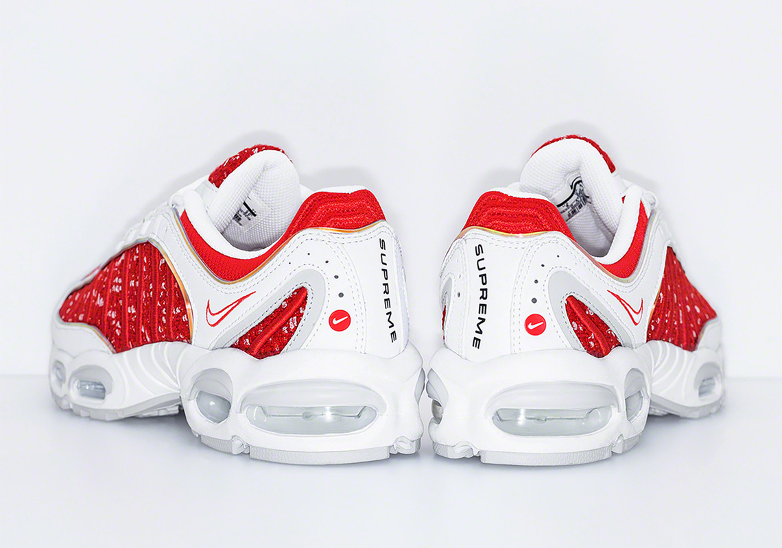Supreme preview nike air max plus 3 multi color gradient 4 Red White At3854 100 4