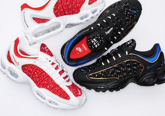 Supreme x Nike Air Max Tailwind IV Releases This Week