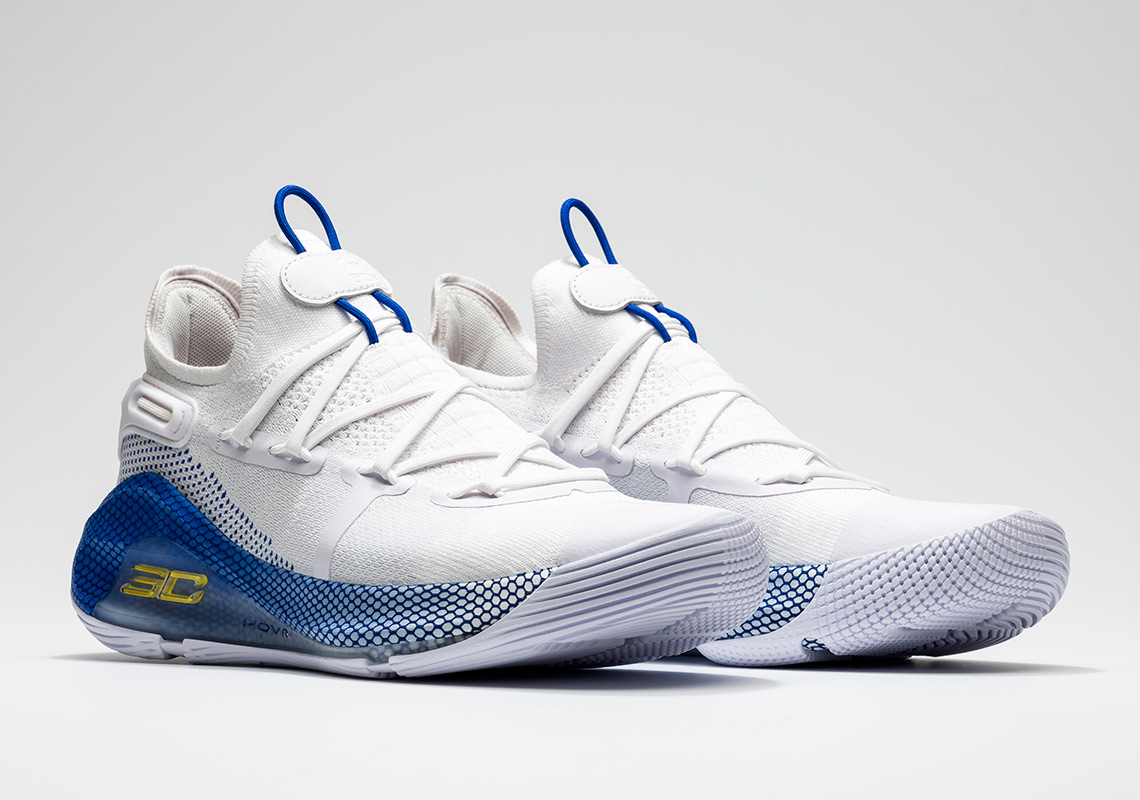 steph curry shoes blue and white