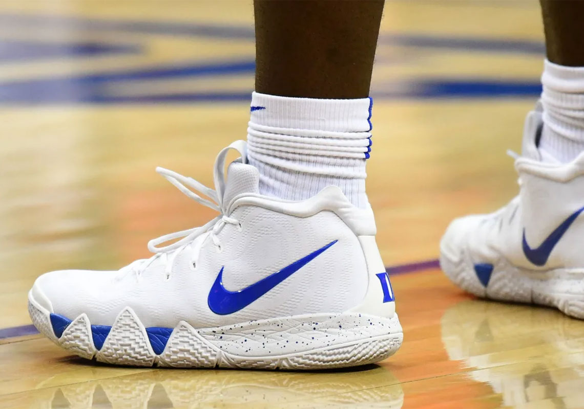 Zion Williamson Nike Kyrie 4 Duke PE 