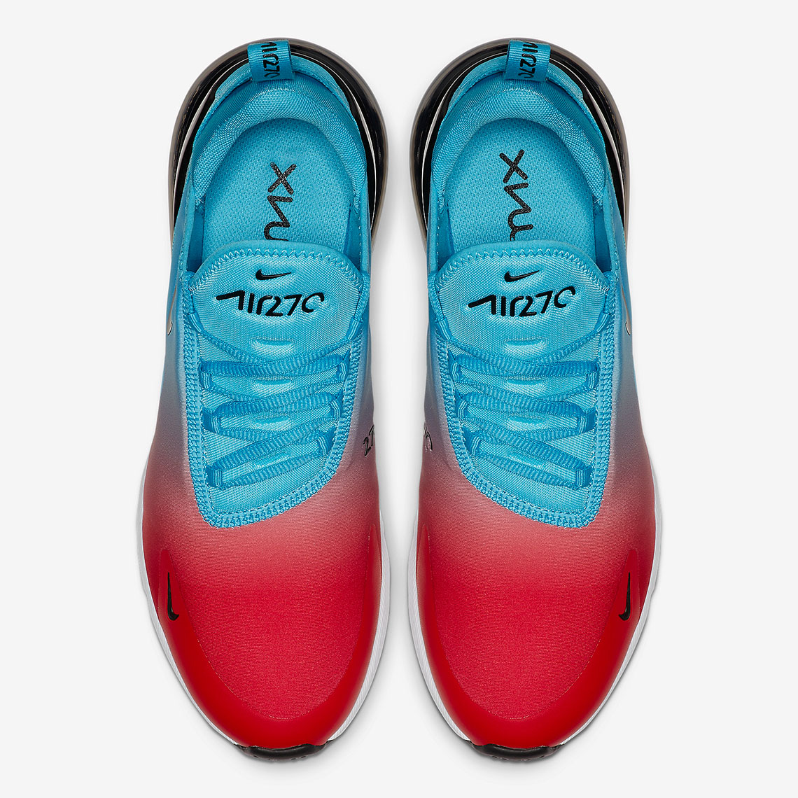 nike 270 blue and red