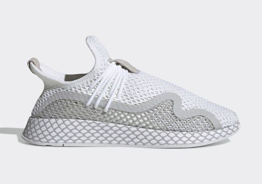 The green adidas Deerupt S Gets A Sleek Silver Makeover