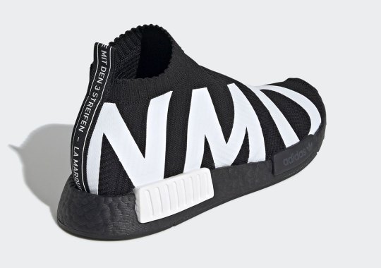 This Boldly Branded adidas NMD City Sock Is Coming Soon In A Reverse Black And White
