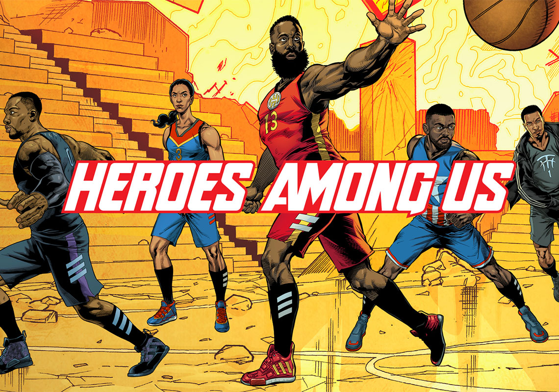 Marvel And adidas Basketball To Release "Heroes Among Us" Collection