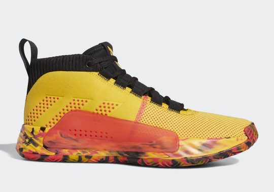 Damian Lillard Has A Wild Yellow And Red adidas Dame 5 Coming Soon
