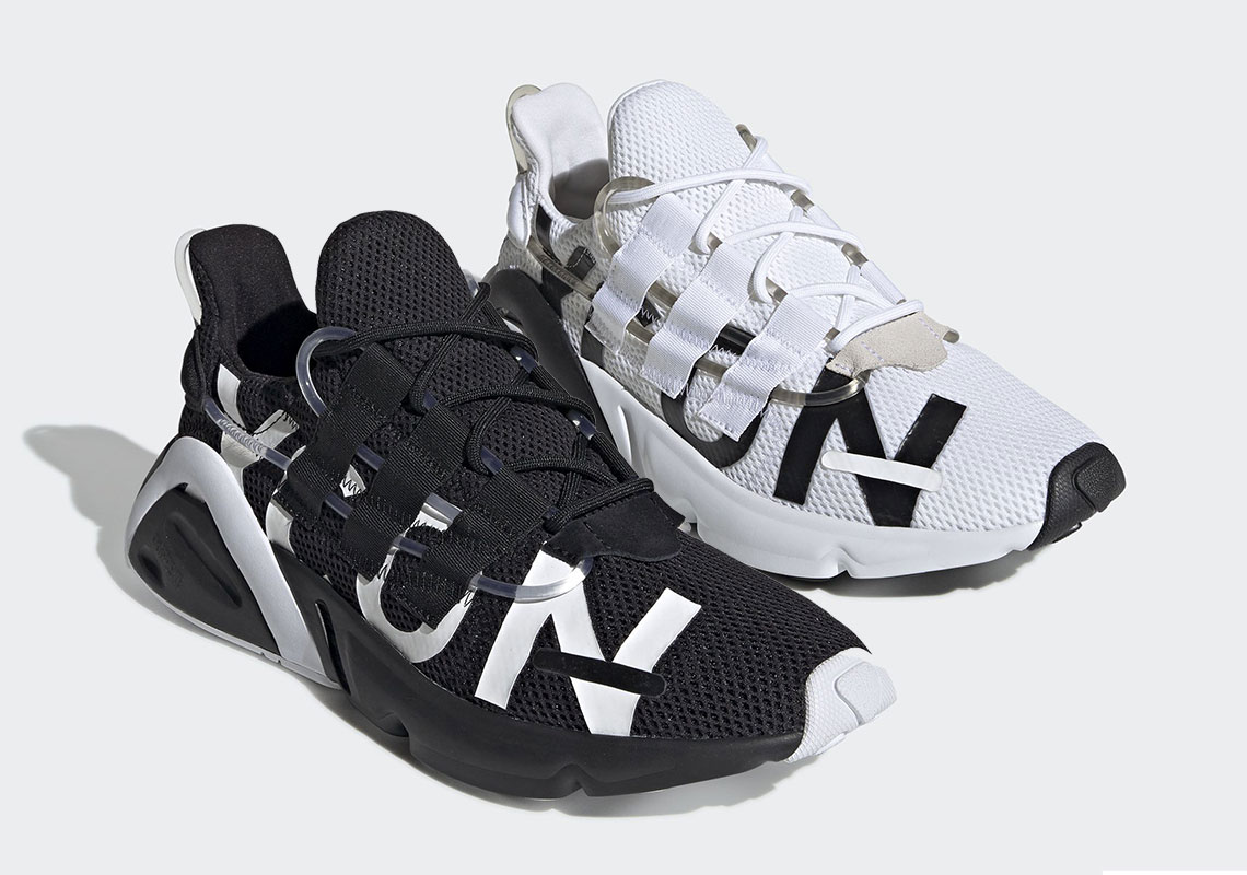 adidas LXCON Black White EG7535 + EG7536 | SneakerNews.com