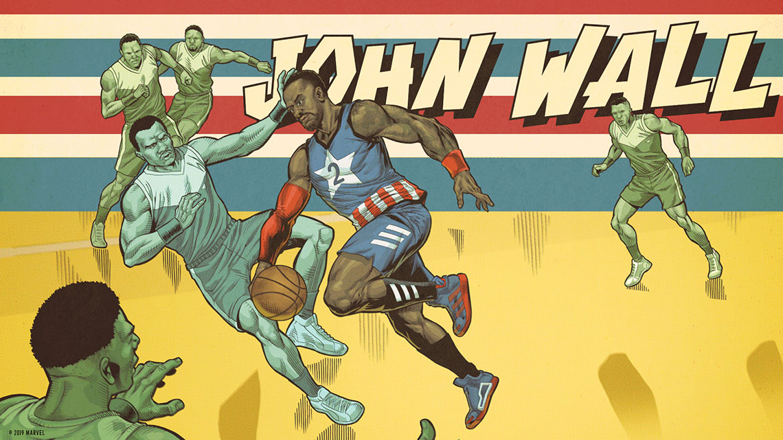 Adidas Marvel John Wall Captain America 2